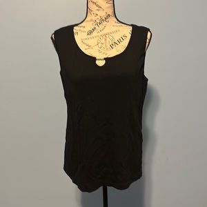 Black tank top